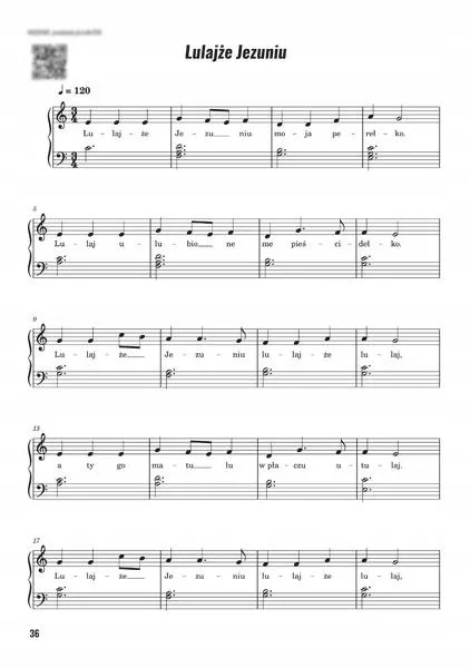 Nuty na pianino