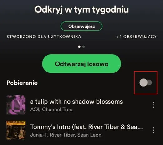 Zmiana planu w Spotify